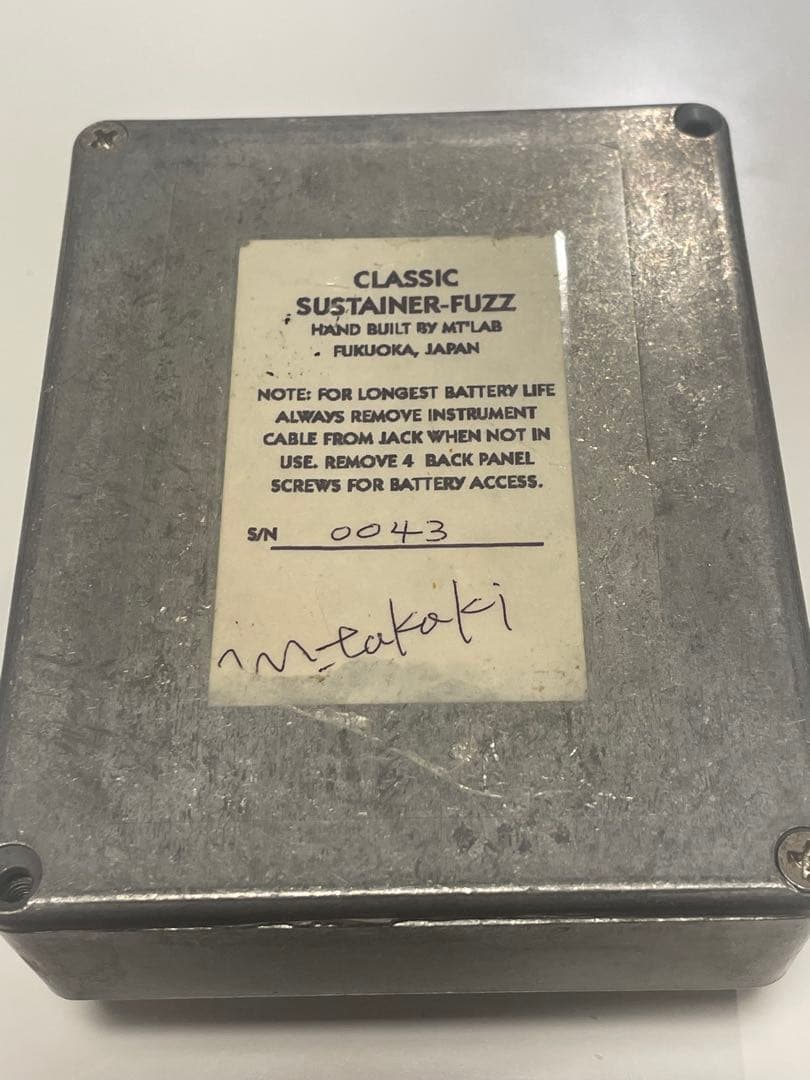 ギター mt's lab CLASSIC SUSTAINER-FUZZ