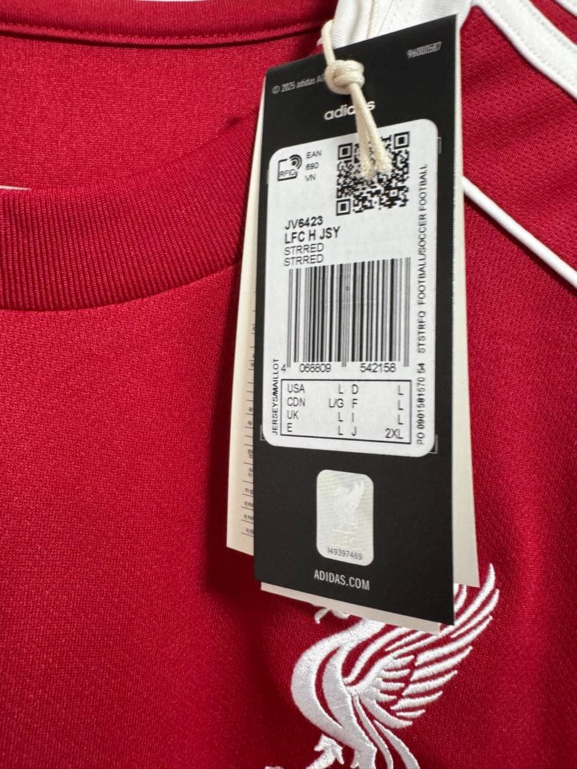 公式購入 新品 リバプール ソボスライ 25-26 シャツ L（日本2XL）