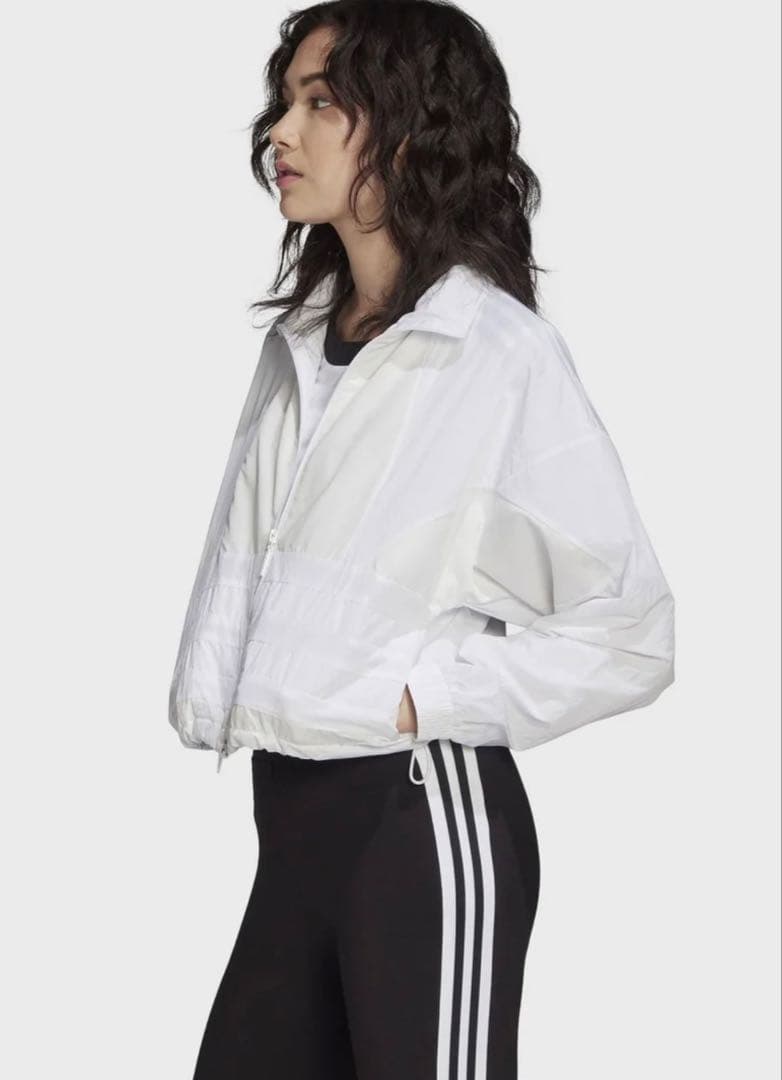 【新品・タグ付き】adidas【アディダス】ラージロゴトラックジャケット　M