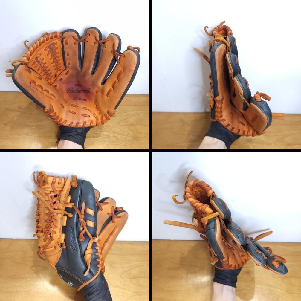 ミズノ 小笠原道大モデル 限定 ジャイアンツカラー 内野用 軟式グローブ