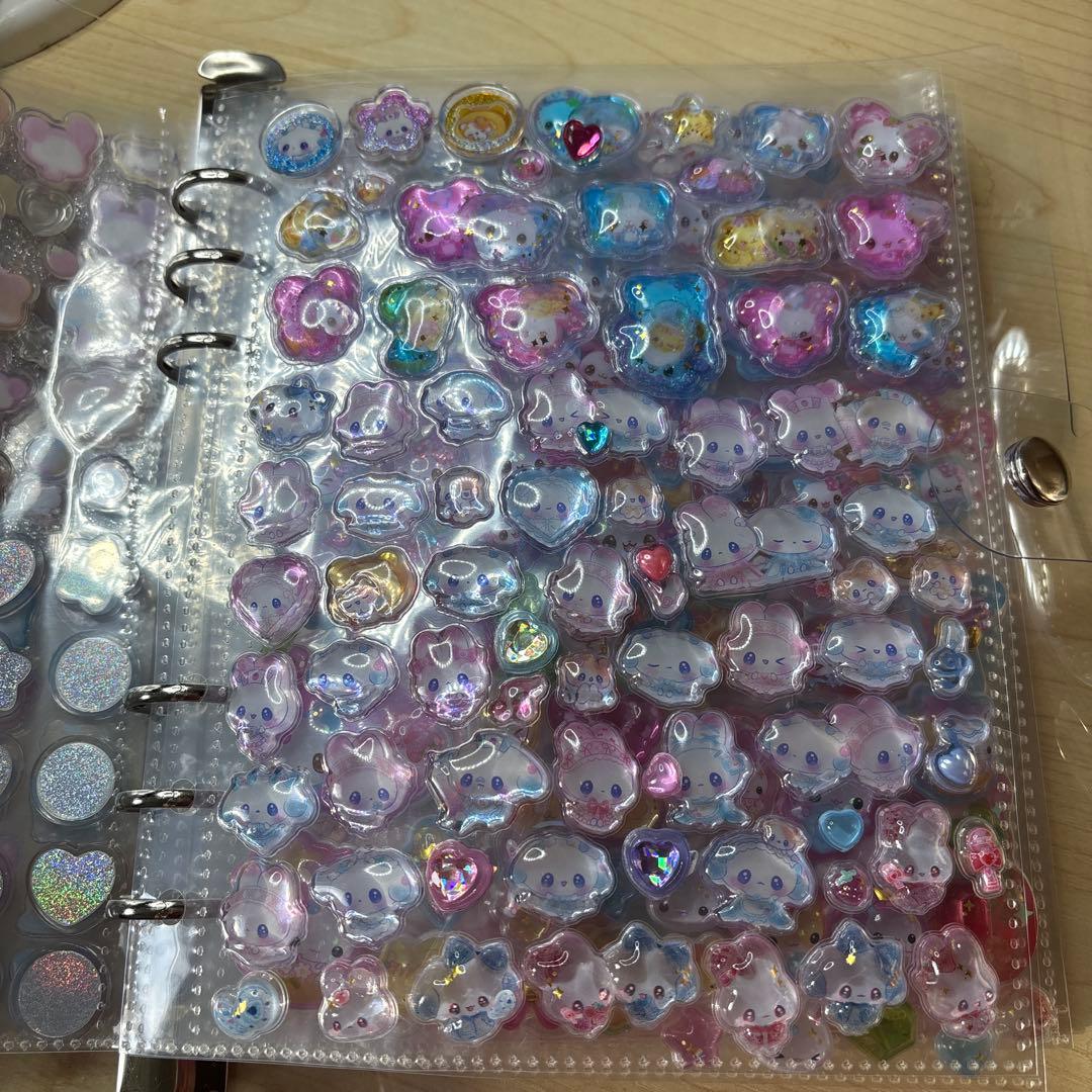 A5 平成系シール帳完成品 10ページ
