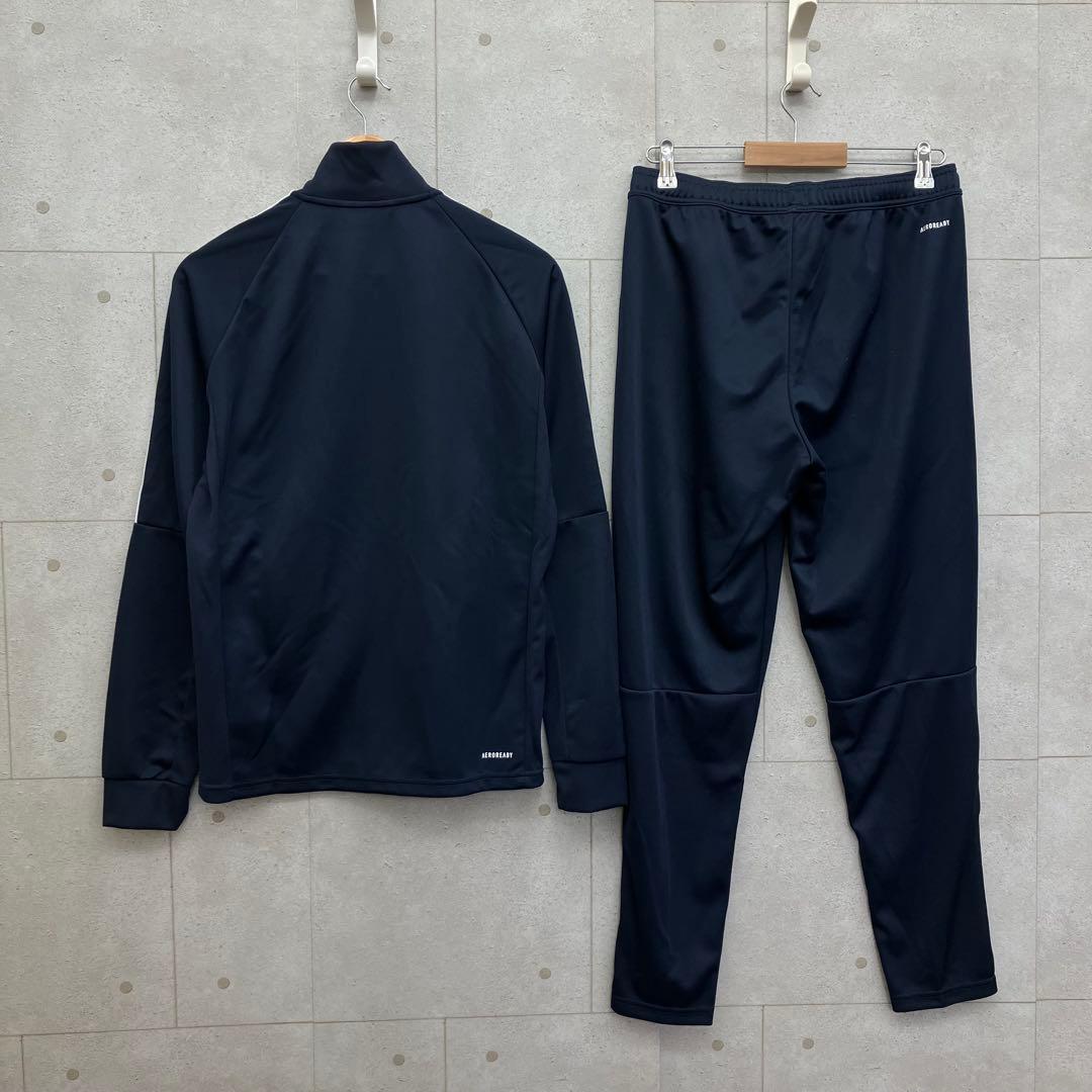 adidas アディダス トレーニングウェア セットアップ メンズ XL 紺