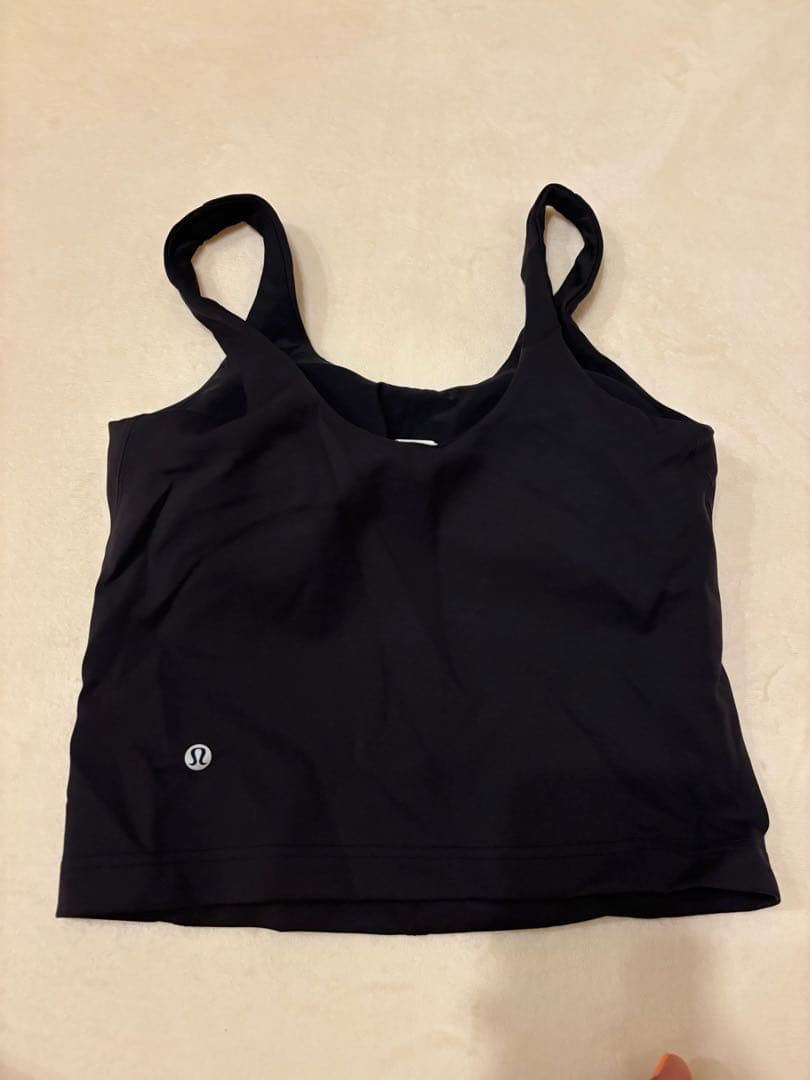 Lululemon ブラック タンクトップ サイズ2