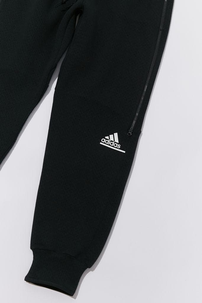 新品★adidas★サイドジップ・ジョガーパンツ・ブラック