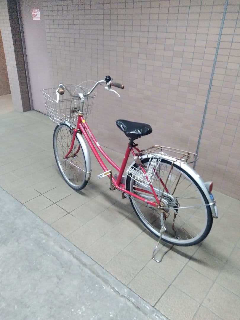 送料無料相談可！26インチ自転車！赤！