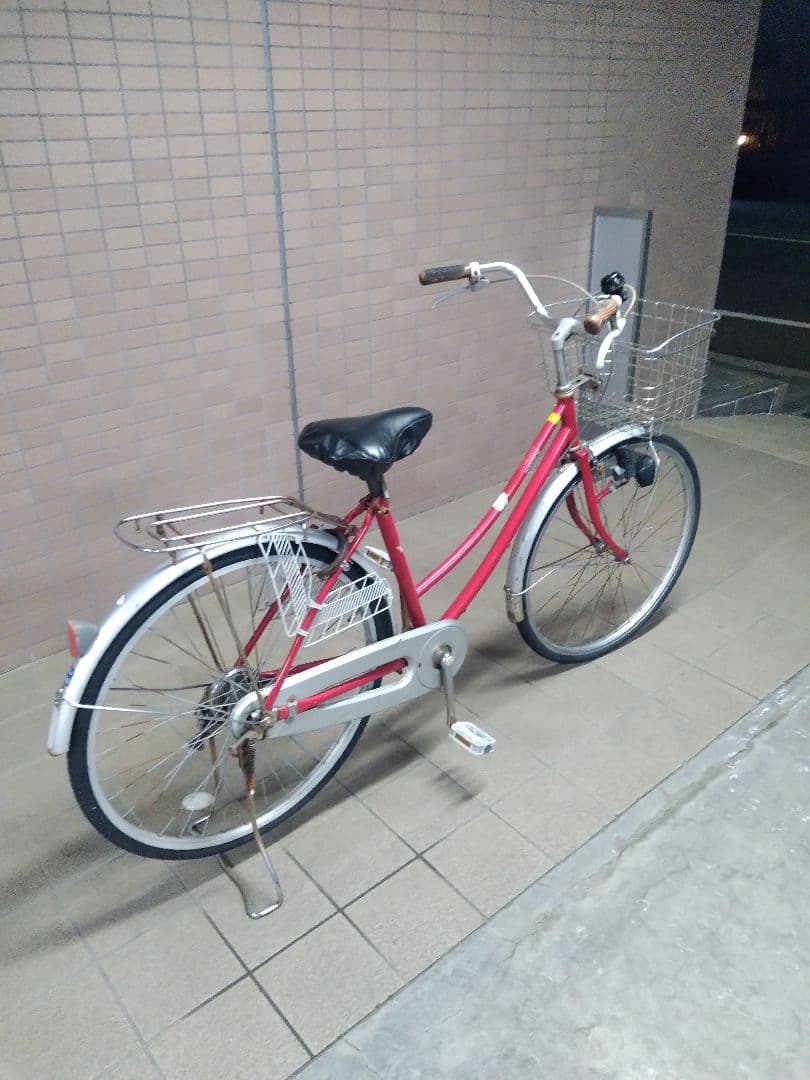 送料無料相談可！26インチ自転車！赤！