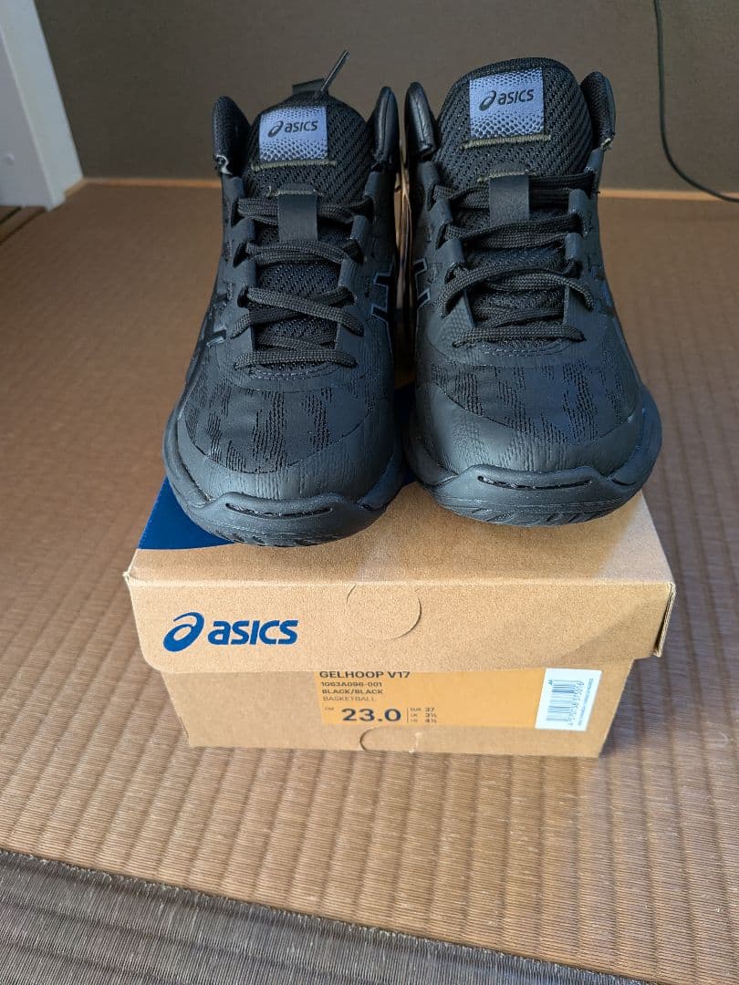 ASICS GELHOOP V17 ブラック 23.0cm