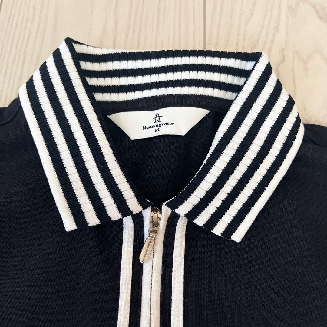☆Munsingwear マンシングウェア ゴルフウェア ワンピース 紺色 M