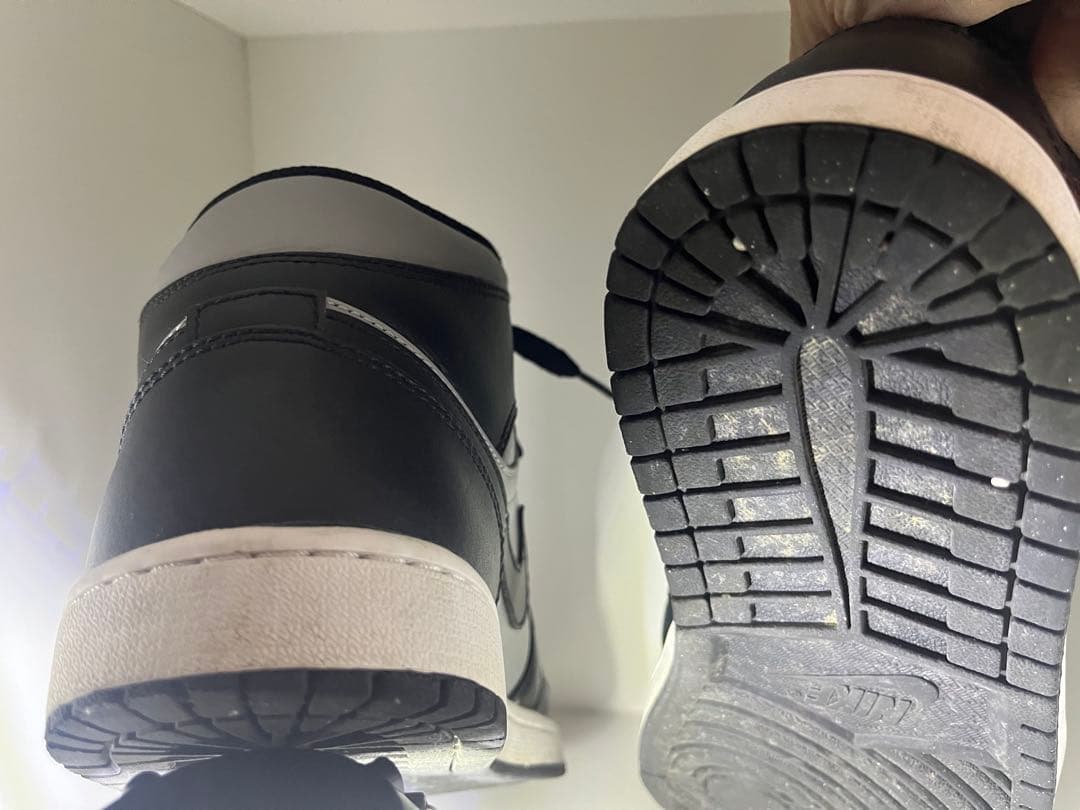 Air Jordan 1 ハイカット スニーカー ブラック/グレー