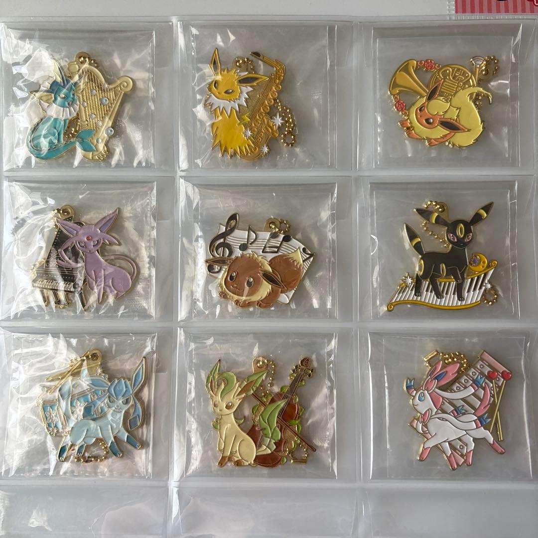 ポケモン 一番くじ メタルチャーム ブイズ イーブイ サンダース シャワーズ