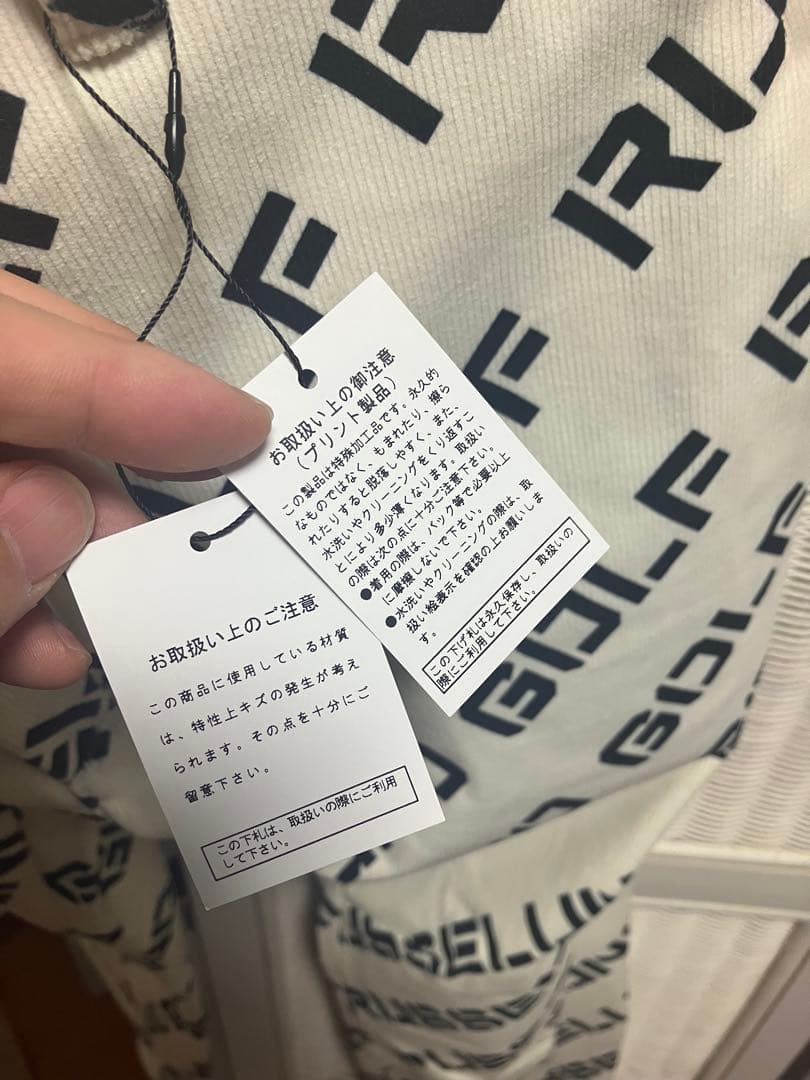 RUSSELLNO GOLF ロゴプリントパンツ