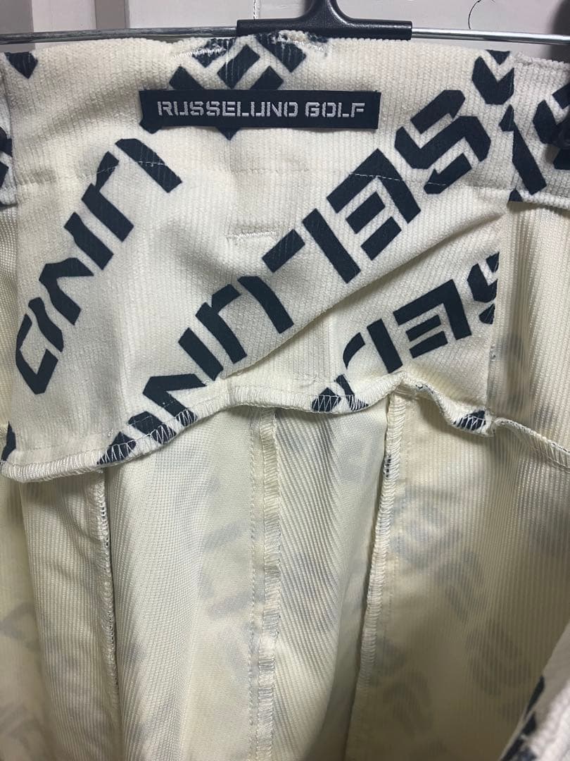 RUSSELLNO GOLF ロゴプリントパンツ