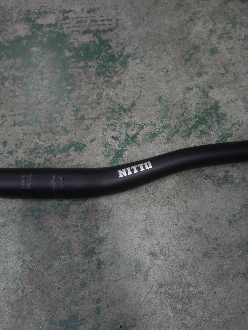 NITTO ブラック バーハンドル 自転車