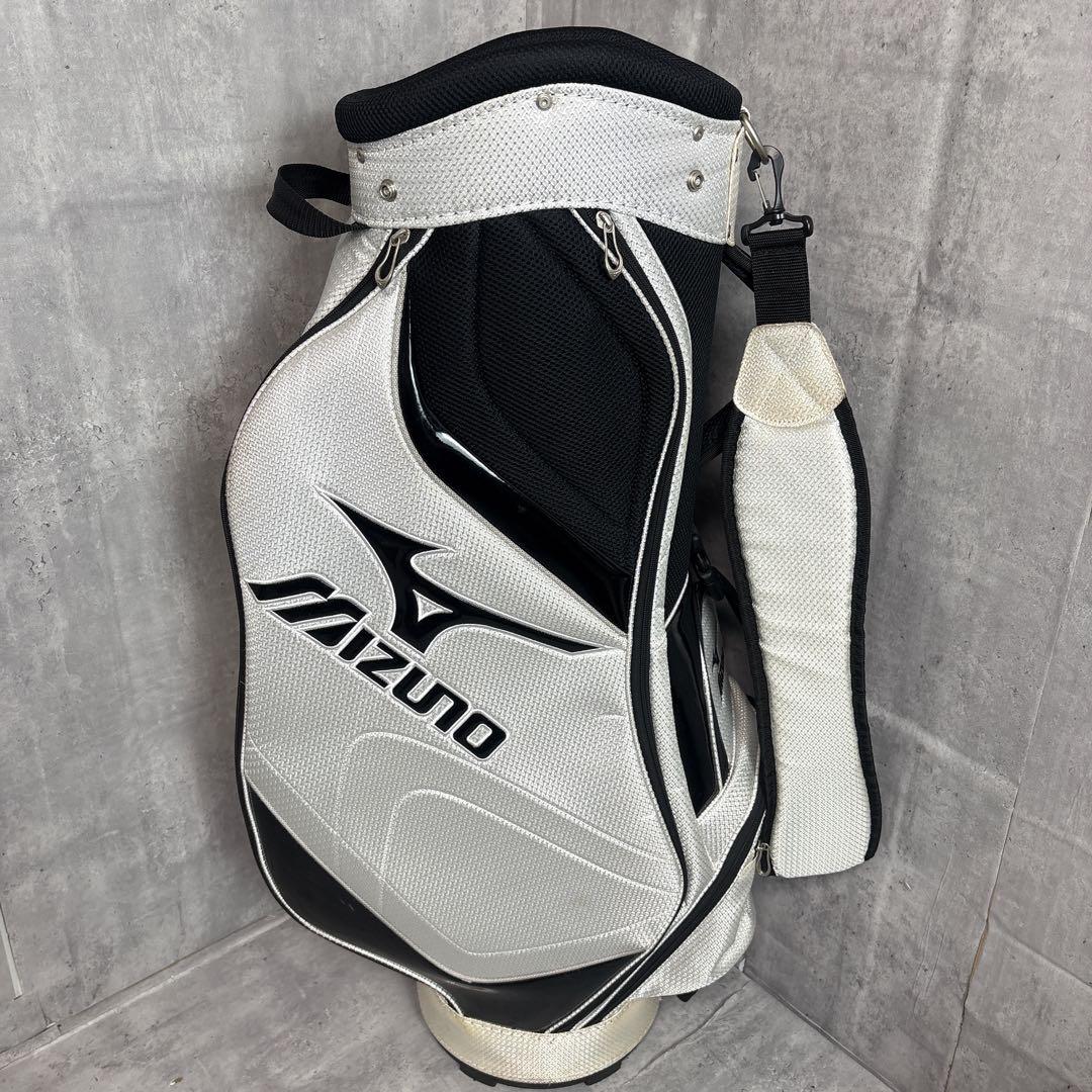 【美品】ミズノ MIZUNO 軽量キャディバッグ 9.5型 2.8kg 5分割
