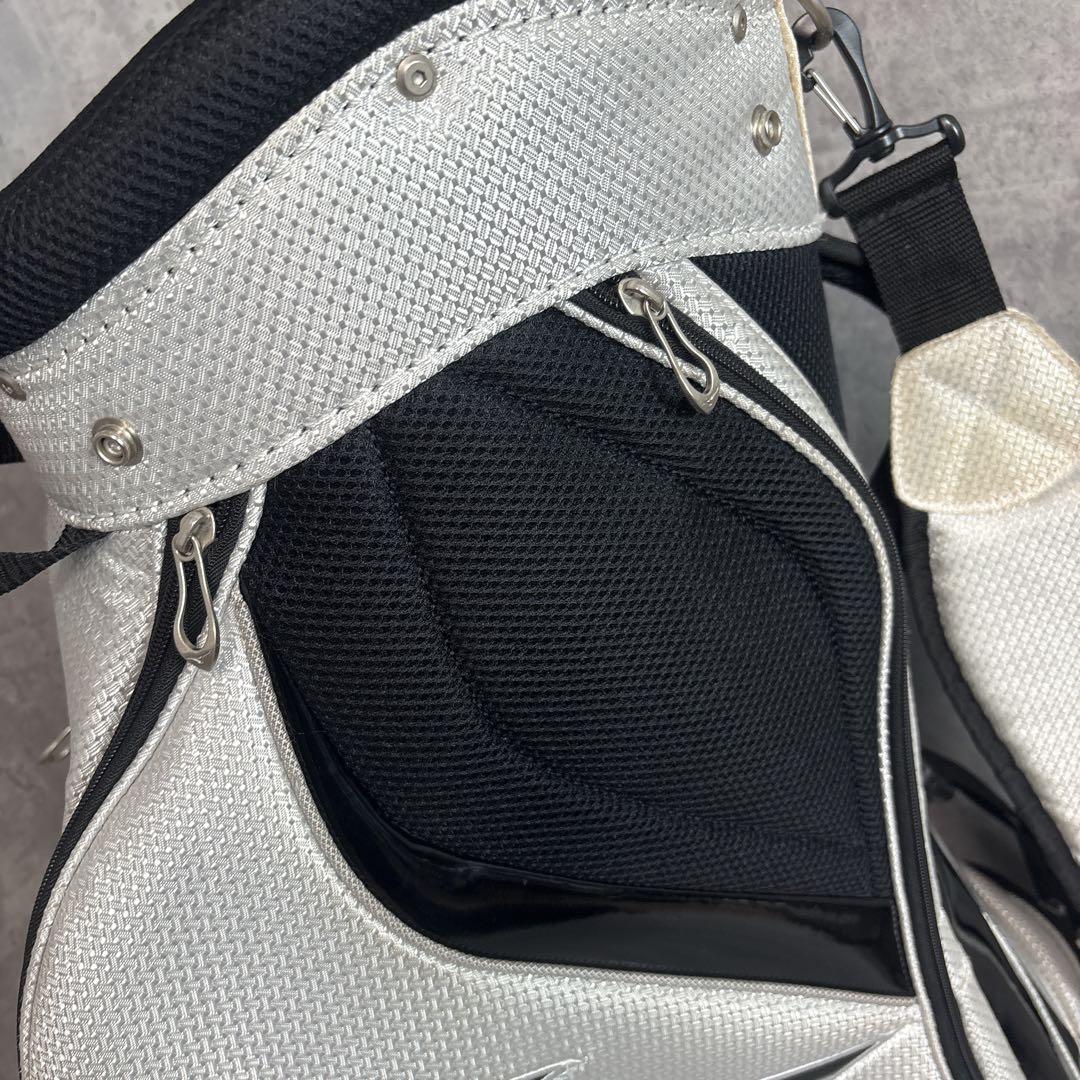 【美品】ミズノ MIZUNO 軽量キャディバッグ 9.5型 2.8kg 5分割