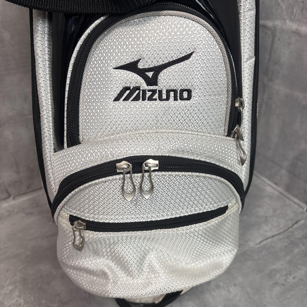 【美品】ミズノ MIZUNO 軽量キャディバッグ 9.5型 2.8kg 5分割