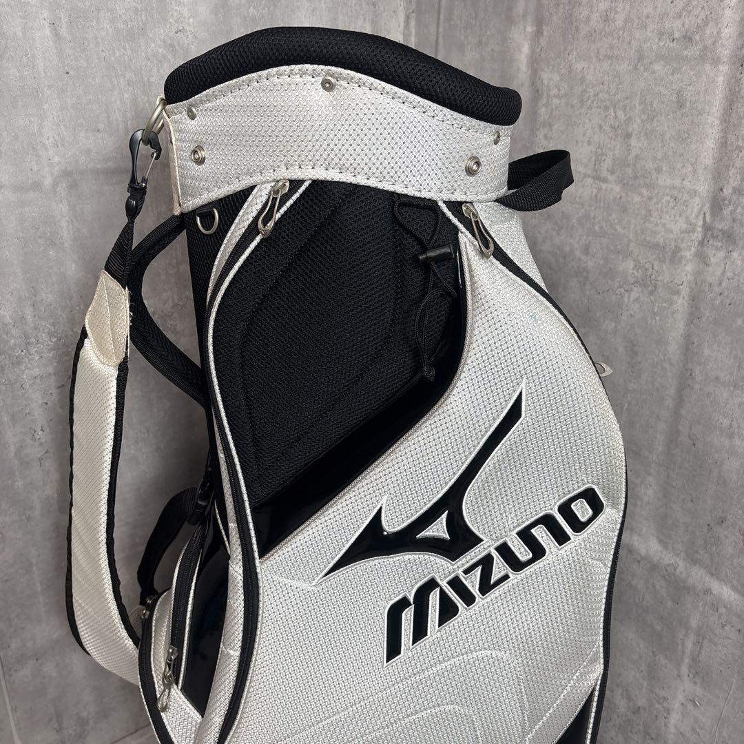 【美品】ミズノ MIZUNO 軽量キャディバッグ 9.5型 2.8kg 5分割