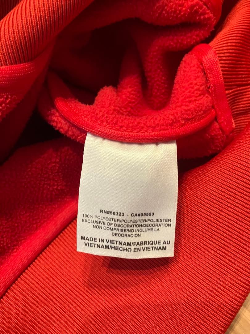 マンチェスターU Nike ハーフジップ スウェット 赤 古着
