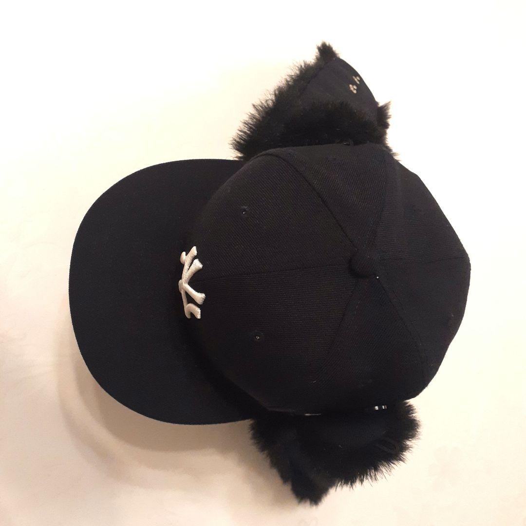 ヤンキース　ファーキャップ　New Era 59fifty 耳あて付き帽子