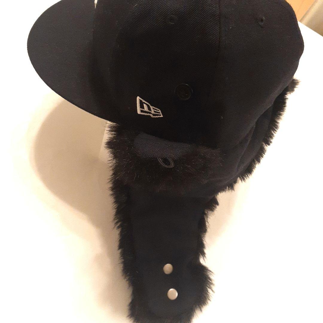 ヤンキース　ファーキャップ　New Era 59fifty 耳あて付き帽子