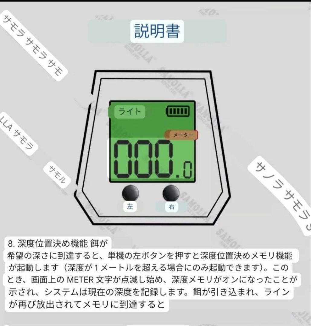カウンター付きベイトリール　大型スクリーンベイトリール　ベイトリール　a849