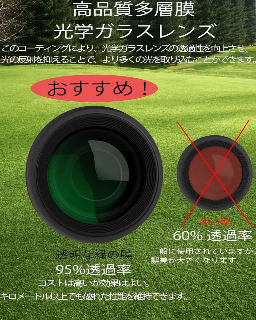 ◆新品　未使用　ゴルフ距離計 5〜800yd対応 最速0.05秒測定