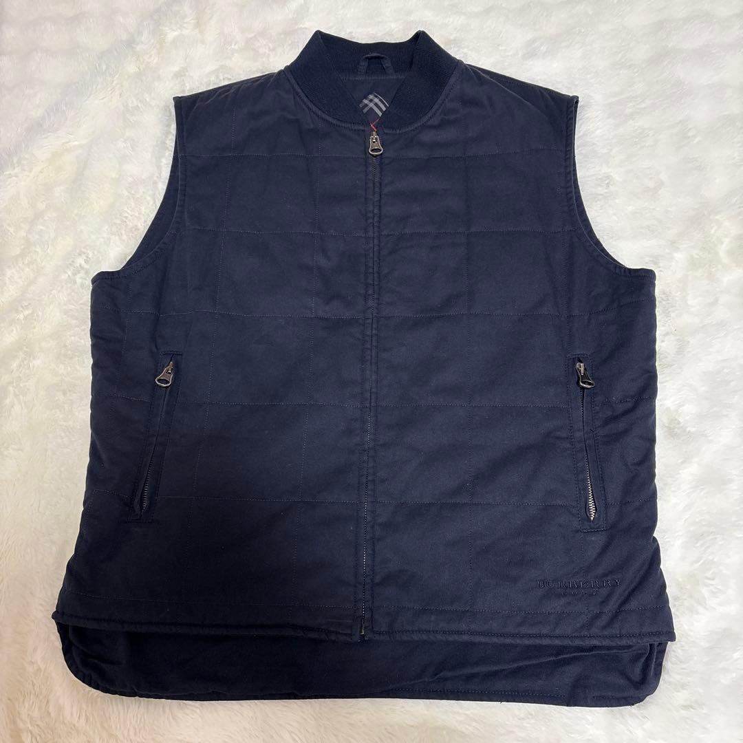 BURBERRY GOLF バーバリー 中綿ベスト ダークネイビー NAVY