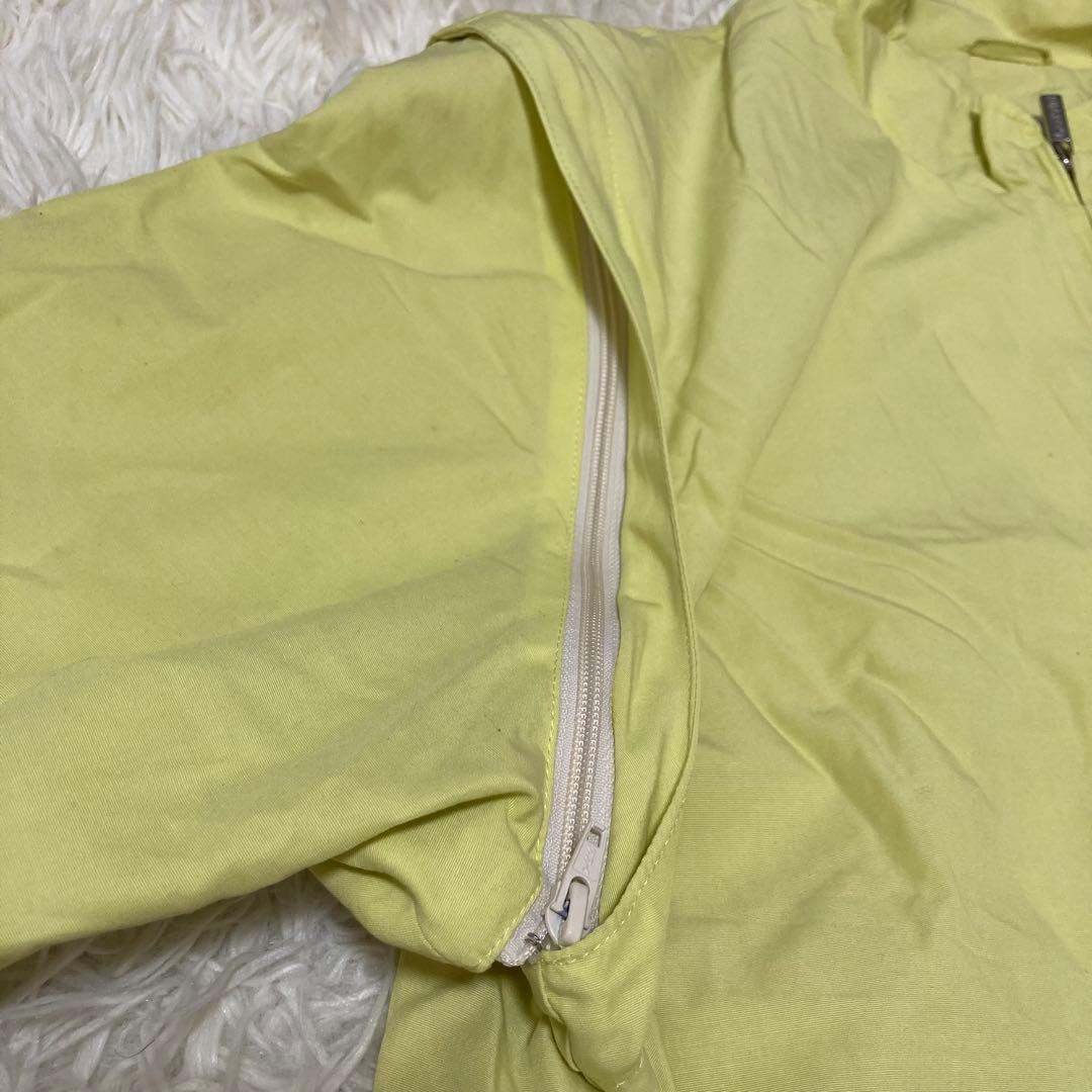 LANVIN SPORT ランバン　ブルゾン　ジャンパー　無地　黄色　サイズ50