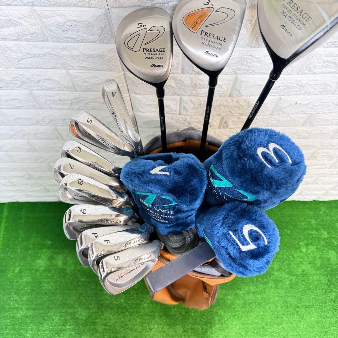 ゴルフセット　初心者応援　Mizuno フルセット　ラウンド仕様　メンズ　SR