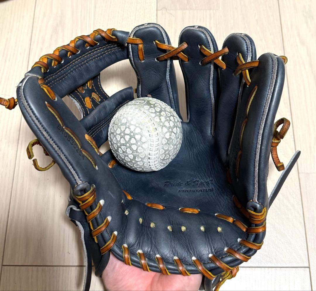 ZETTプロステイタス軟式内野用グラブ