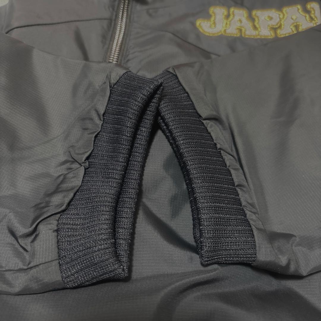 asics JAPAN 野球ジャケット Mサイズ ネイビー　サムライJapan
