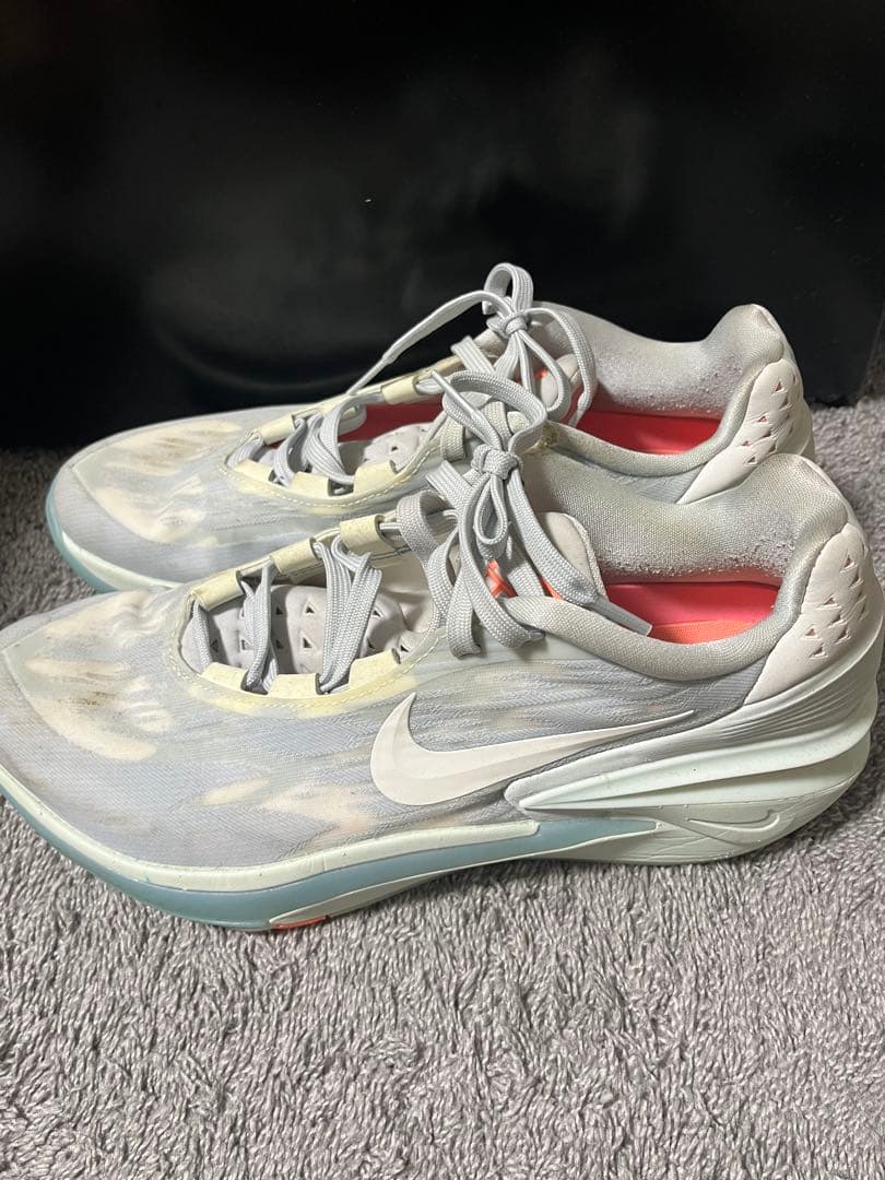 Nike Zoom バスケットボールシューズ グレー/ホワイト