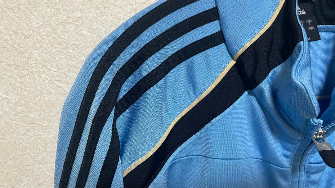 【激レア／正規品】2007年 アルゼンチントラックジャケットadidas水色XO
