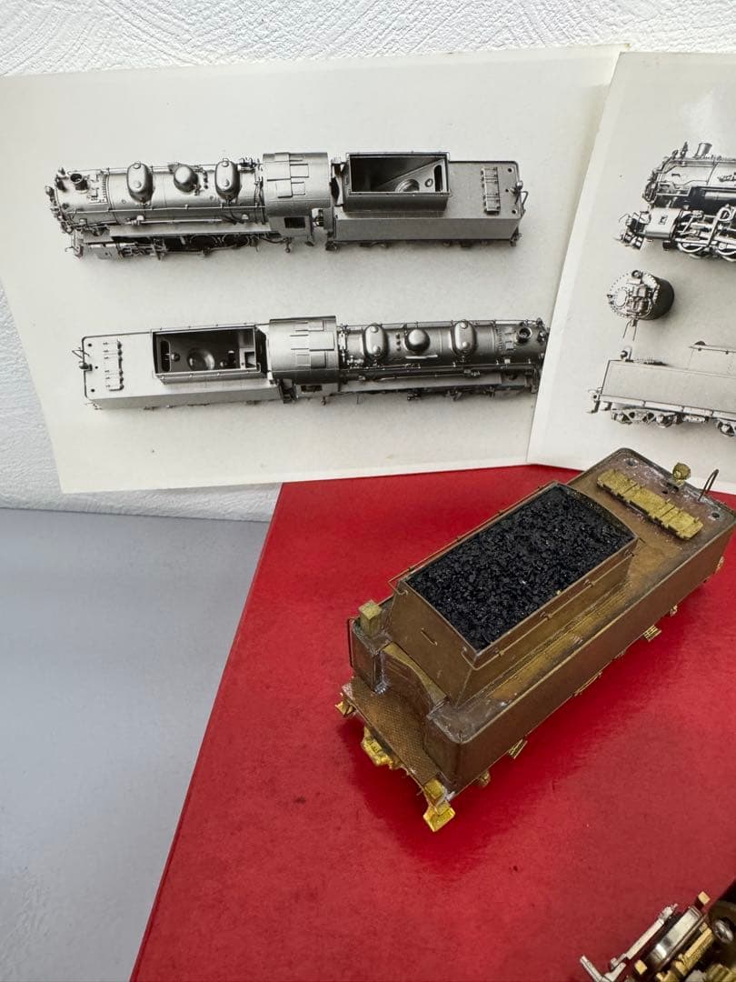 【未完成未塗装】鉄道模型　機関車C-15-A 　0-8-0　真鍮製