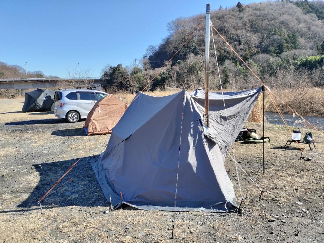 Soomloom ミリタリーテント 1.65 煙突穴付き T/C素材 軍幕