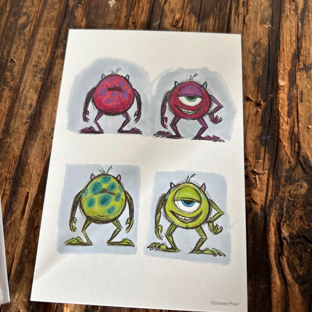 未開封　PIXAR 30周年 アートポストカード 10枚 まとめ売り