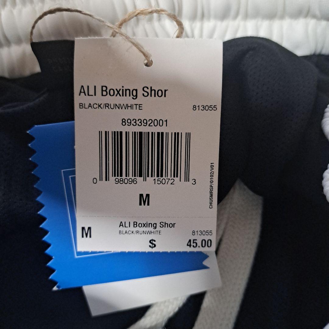 日本未発売、アディダス、ボクシングトランクス、ハーフパンツ、モハメド・アリ