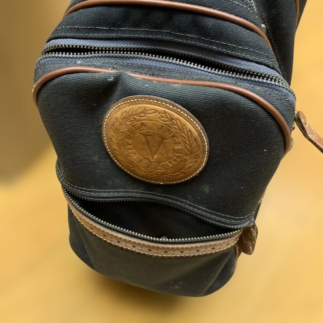 クラシック ゴルフセット紺色キャンバスゴルフバッグ
