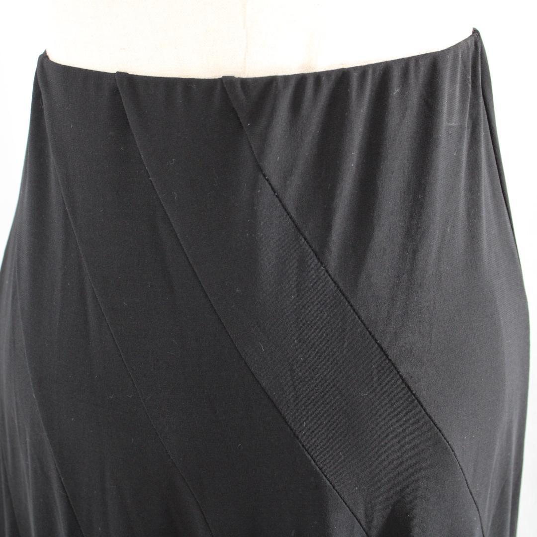 【美品 フラメンコ衣装】ブラック ファルダ スカート 黒 無地 ストレッチ