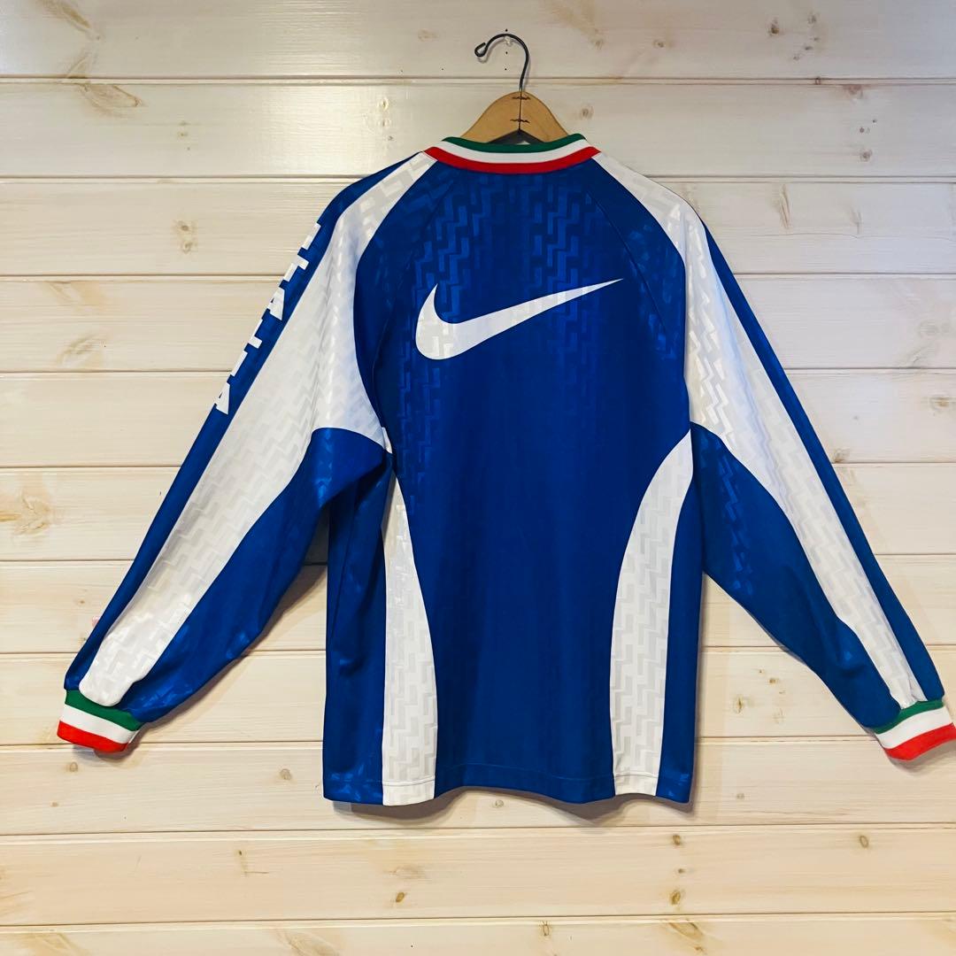 96/97 NIKE イタリア サッカー ユニフォーム 長袖 ナイキ UK製