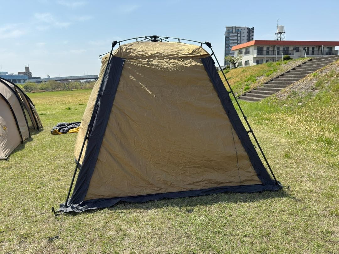 1回のみ使用★QUICKCAMPワイドスクリーンタープ／シェルター 4×2.8m