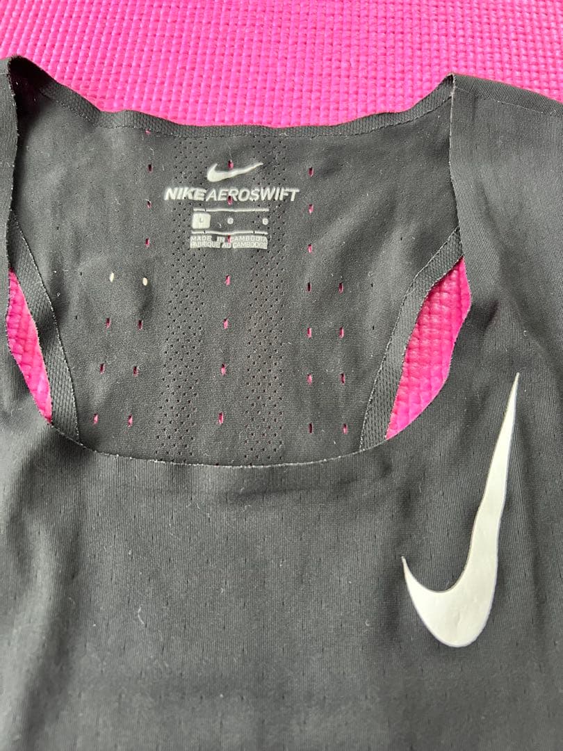 【最終】　NIKE ナイキ　AEROSWIFT エアロスイフト　シングレット L