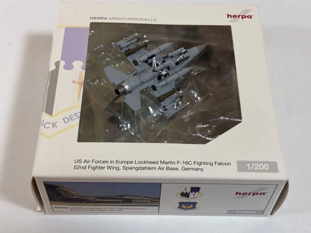 1/200 herpa f-16c 在欧アメリカ空軍
