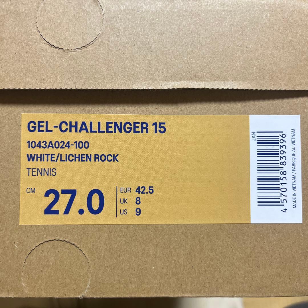 シューズ(男性用) ASICS GEL-CHALLENGER 15 27.0cm