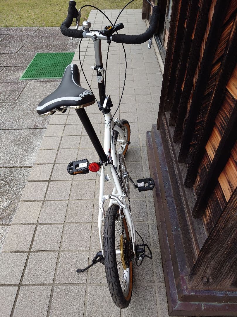 CHARI 折りたたみ自転車 ホワイト
