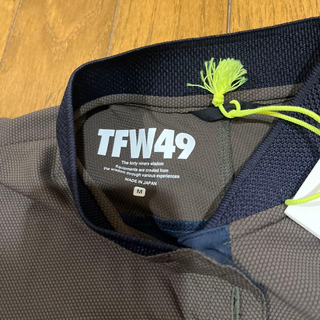 TFW49 ポロシャツ ネイビー/ブラウン 新品