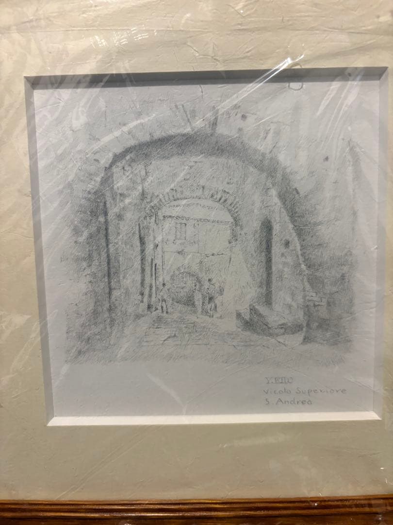 【未使用】鉛筆画 vicalo Superiore S. Andrea