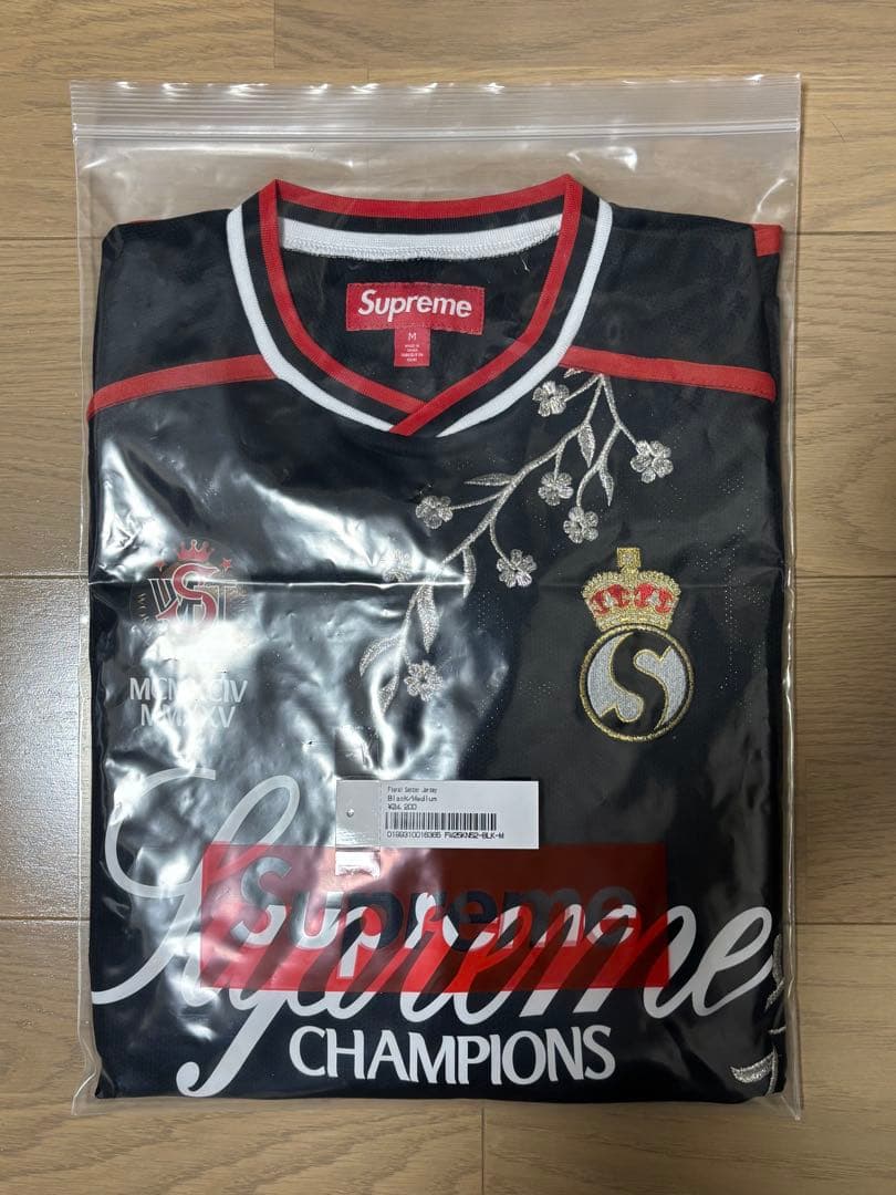 【新品】Supreme floral Soccer Jersey