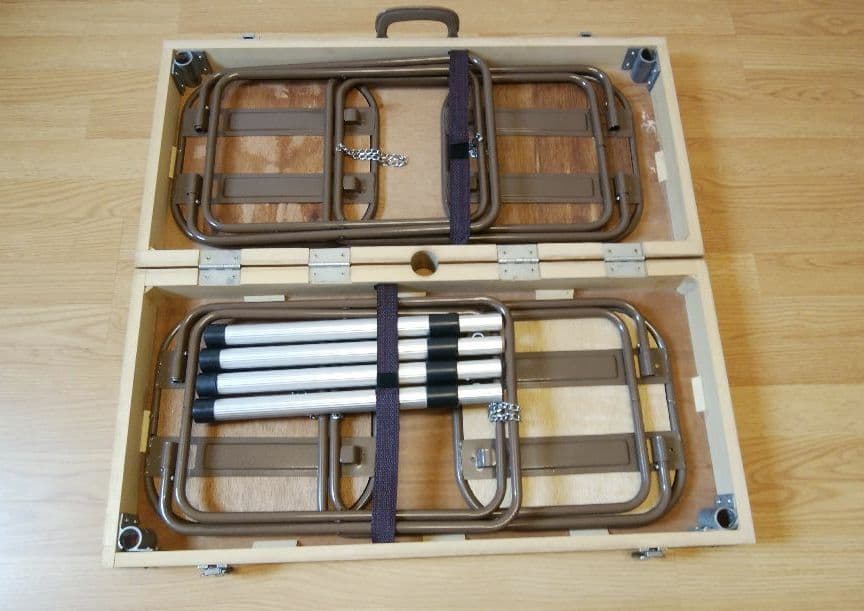 木製　折り畳みテーブルとイス　アウトドア