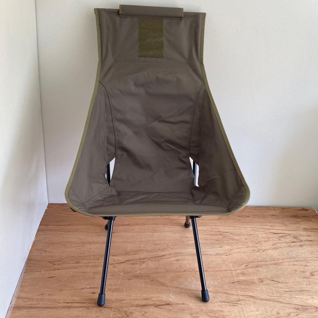 Iグリーンmilitary oliveタクティカルサンセットチェアhelinox